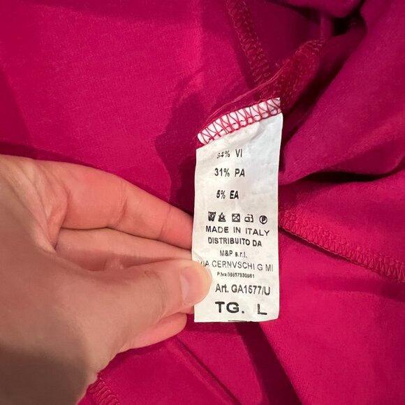 Zimo Italy Hot Pink Blazer Jacker Single Button Size Large - Picture 8 of 9